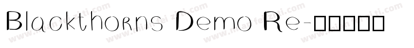 Blackthorns Demo Re字体转换
